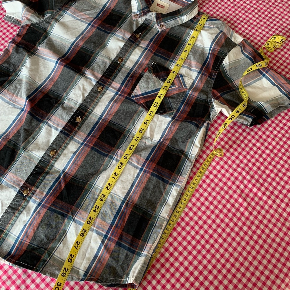 Levi’s Men’s Plaid Button Down Shirt - Picture 5 of 6